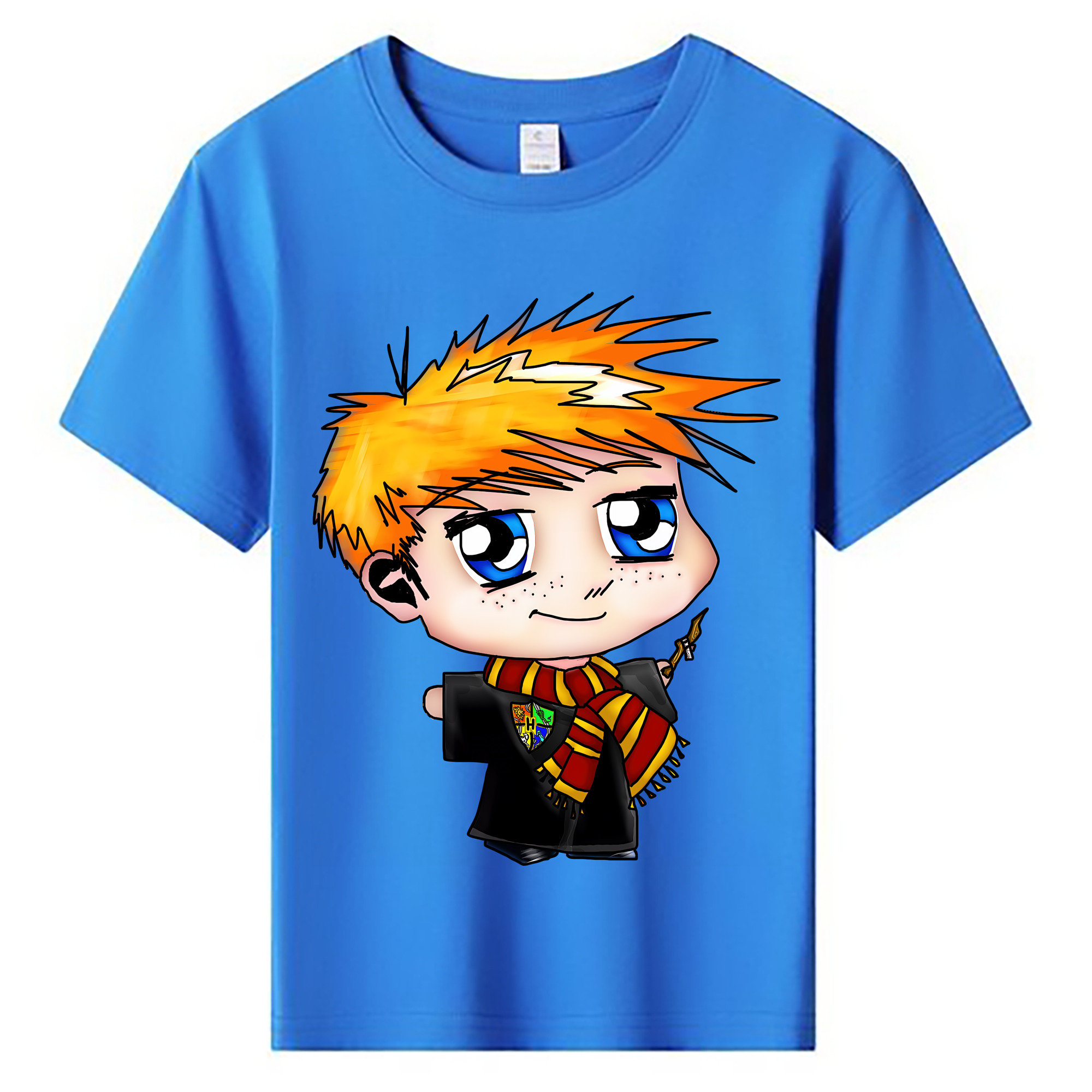 （画像用） Harry Potter ハリー・ポッターシリーズ 綿100％キッズTシャツ（フロントプリント）